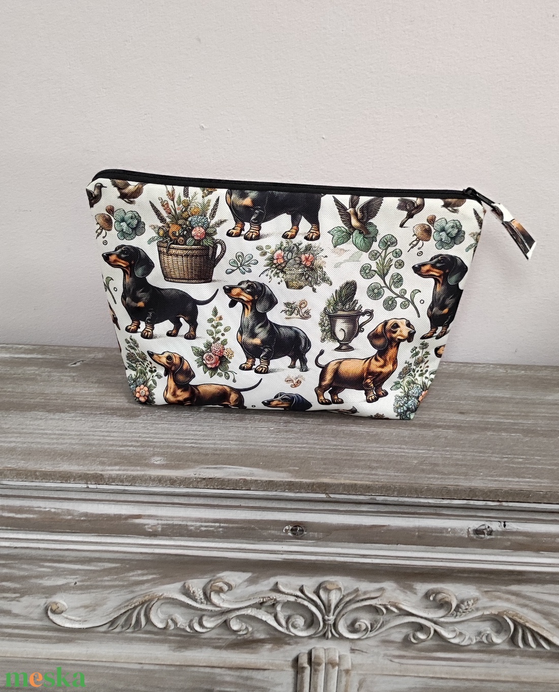 Tacskós cipzáras neszeszer - táska & tok - neszesszer - Meska.hu