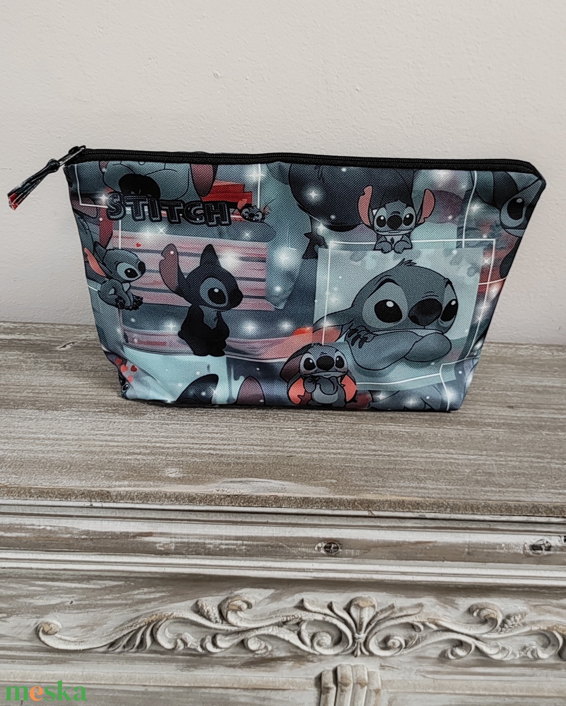 Stitches cipzáras neszeszer - táska & tok - neszesszer - Meska.hu