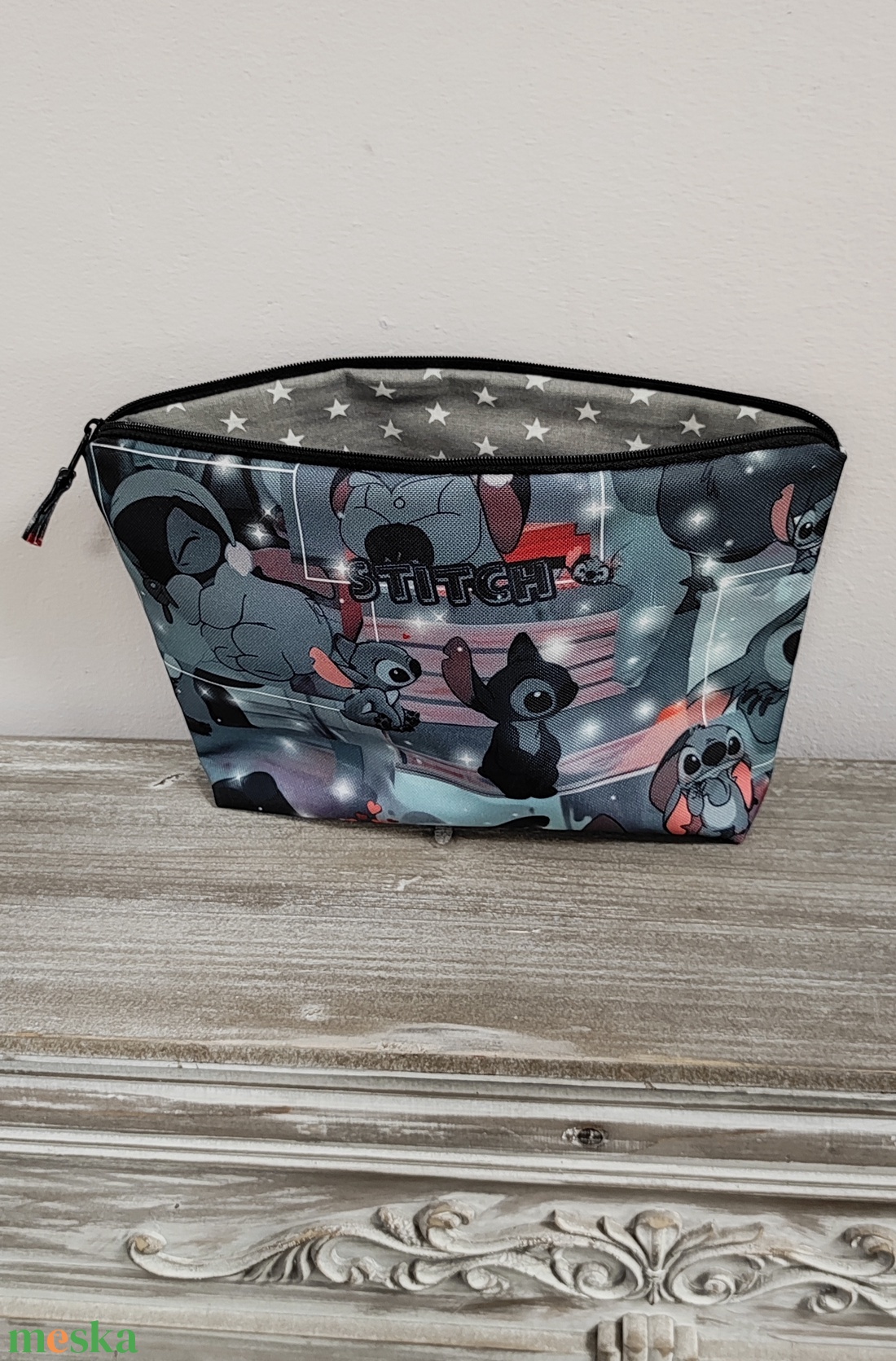 Stitches cipzáras neszeszer - táska & tok - neszesszer - Meska.hu