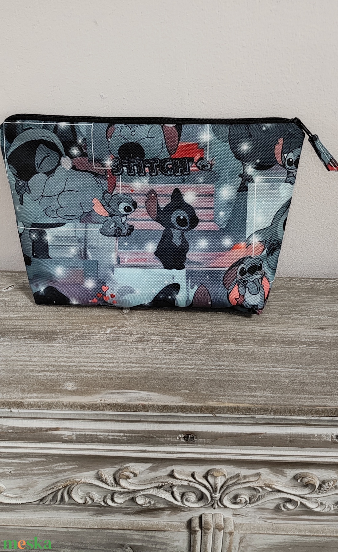 Stitches cipzáras neszeszer - táska & tok - neszesszer - Meska.hu