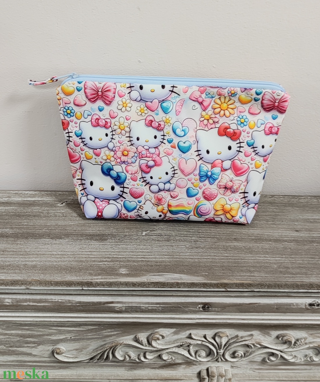 Hello Kitty cipzáras neszeszer - táska & tok - neszesszer - Meska.hu