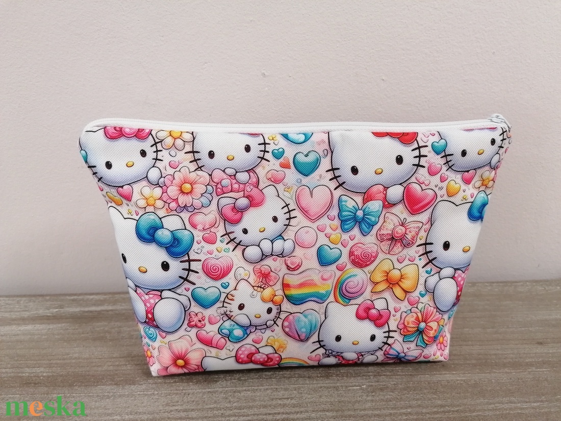 Hello Kitty cipzáras neszeszer - táska & tok - neszesszer - Meska.hu