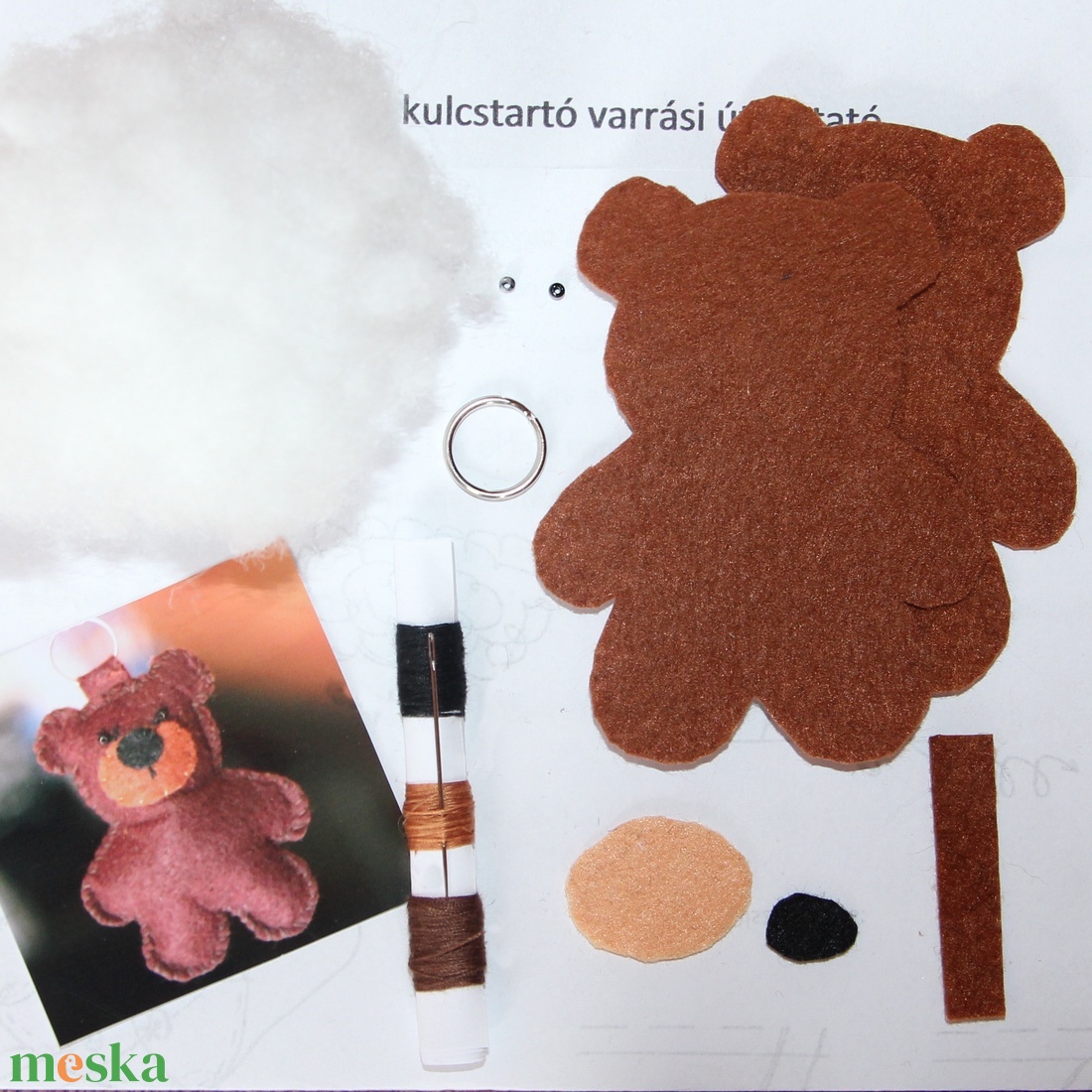 Maci kulcstartó varrós csomag ajándék kis táskában - diy (csináld magad) - egységcsomag - Meska.hu Maci kulcstartó varrós csomag ajándék kis táskában - diy (csináld magad) - egységcsomag - Meska.hu