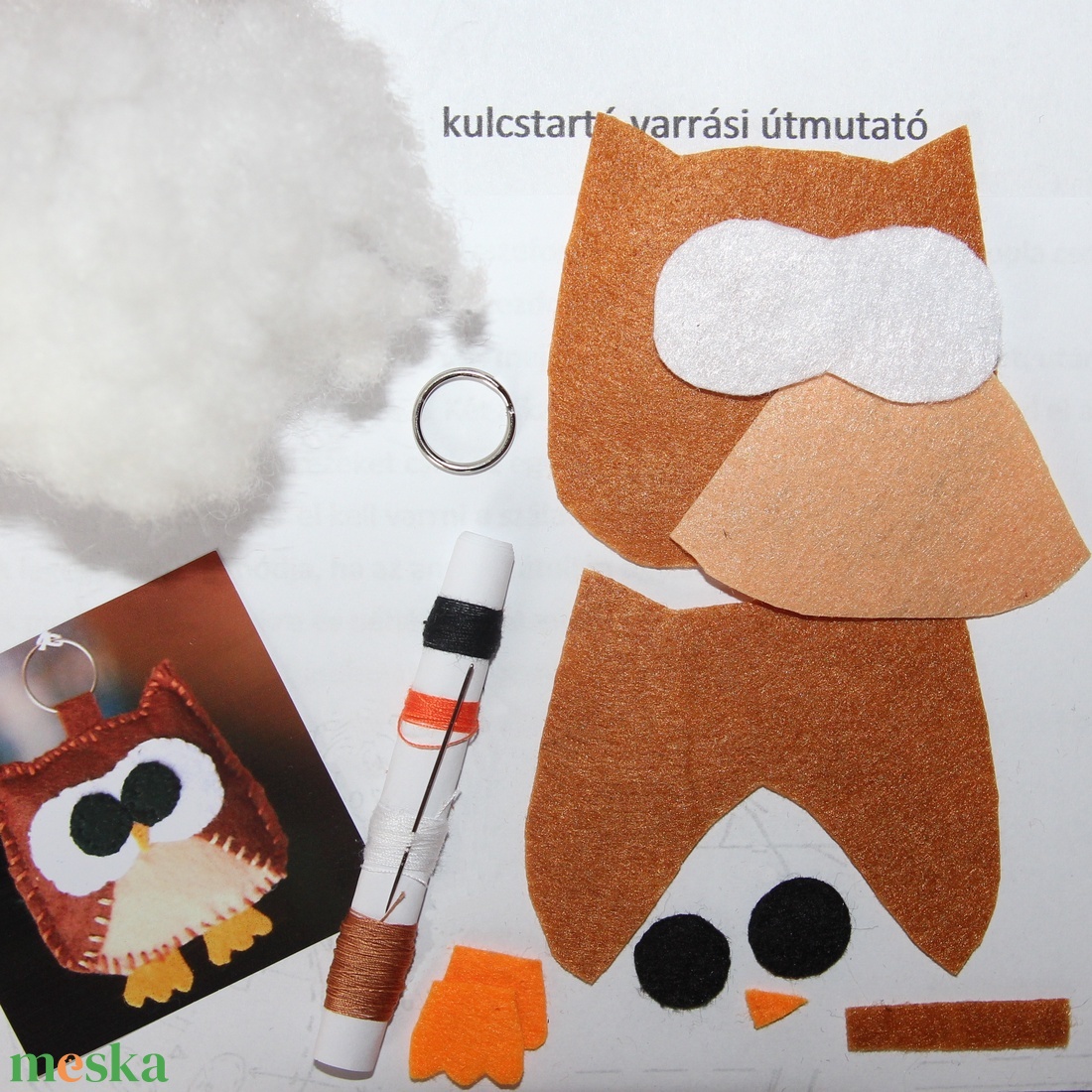 Bagoly kulcstartó varrós csomag ajándék kis táskában - diy (csináld magad) - egységcsomag - Meska.hu Bagoly kulcstartó varrós csomag ajándék kis táskában - diy (csináld magad) - egységcsomag - Meska.hu