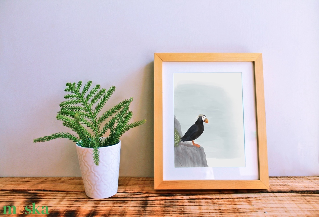 Öreg kontyos lunda A4 giclée művészeti nyomat - otthon & lakás - dekoráció - kép & falikép - művészi nyomat - Meska.hu Öreg kontyos lunda A4 giclée művészeti nyomat - otthon & lakás - dekoráció - kép & falikép - művészi nyomat - Meska.hu