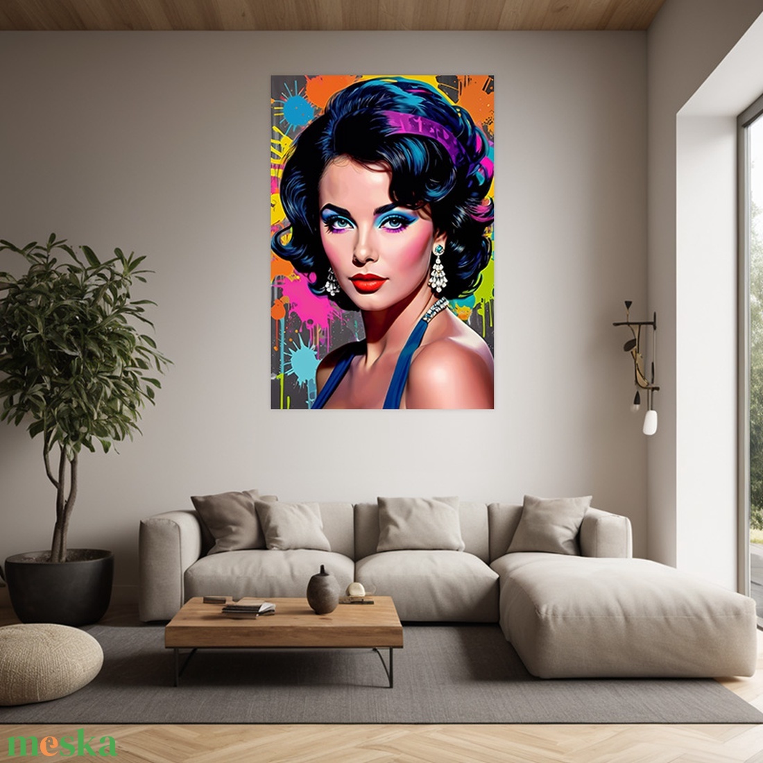 Elizabeth Taylor Pop Art vászonkép 40x60 cm - otthon & életmód - dekoráció - kép & falikép - vászonkép - Meska.hu Elizabeth Taylor Pop Art vászonkép 40x60 cm - otthon & életmód - dekoráció - kép & falikép - vászonkép - Meska.hu