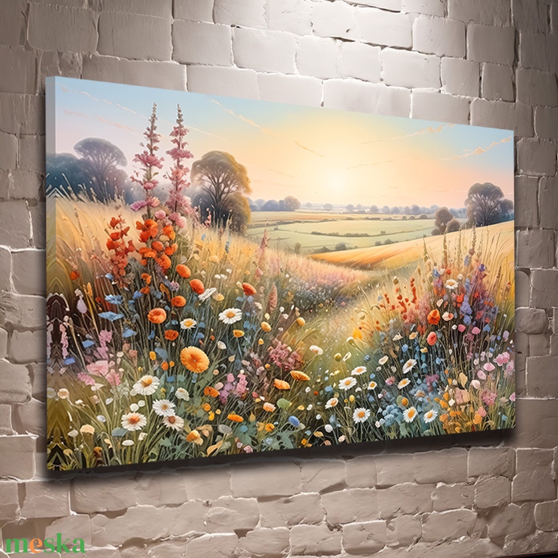 Színes virágok a csodás mezőn virágos falikép - vászonkép 60x40 cm - otthon & életmód - dekoráció - kép & falikép - vászonkép - Meska.hu Színes virágok a csodás mezőn virágos falikép - vászonkép 60x40 cm - otthon & életmód - dekoráció - kép & falikép - vászonkép - Meska.hu