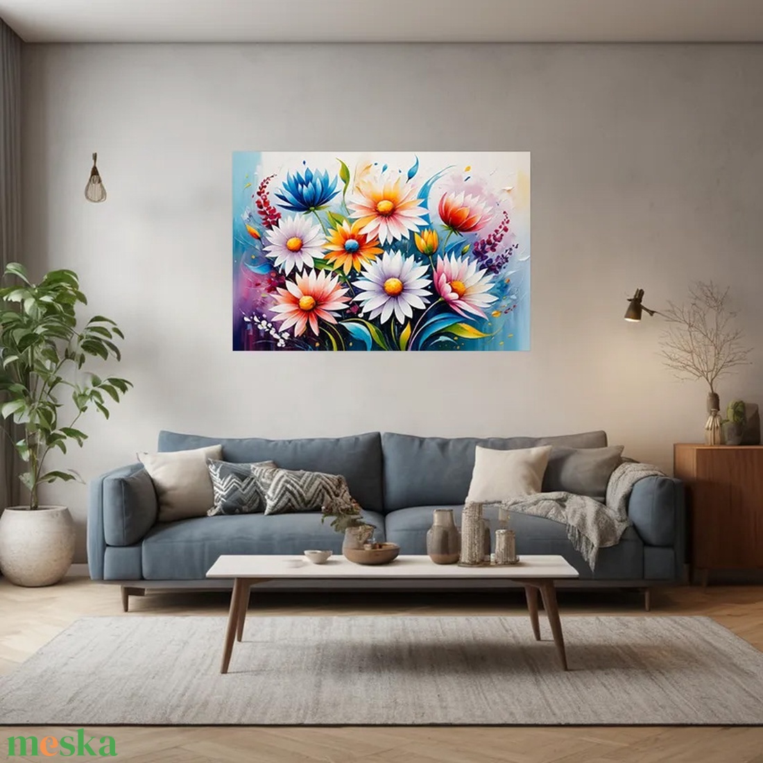 Színes virágok Csodaszép. Virágos falikép. Vászonkép 60x40 cm - otthon & életmód - dekoráció - kép & falikép - vászonkép - Meska.hu Színes virágok Csodaszép. Virágos falikép. Vászonkép 60x40 cm - otthon & életmód - dekoráció - kép & falikép - vászonkép - Meska.hu