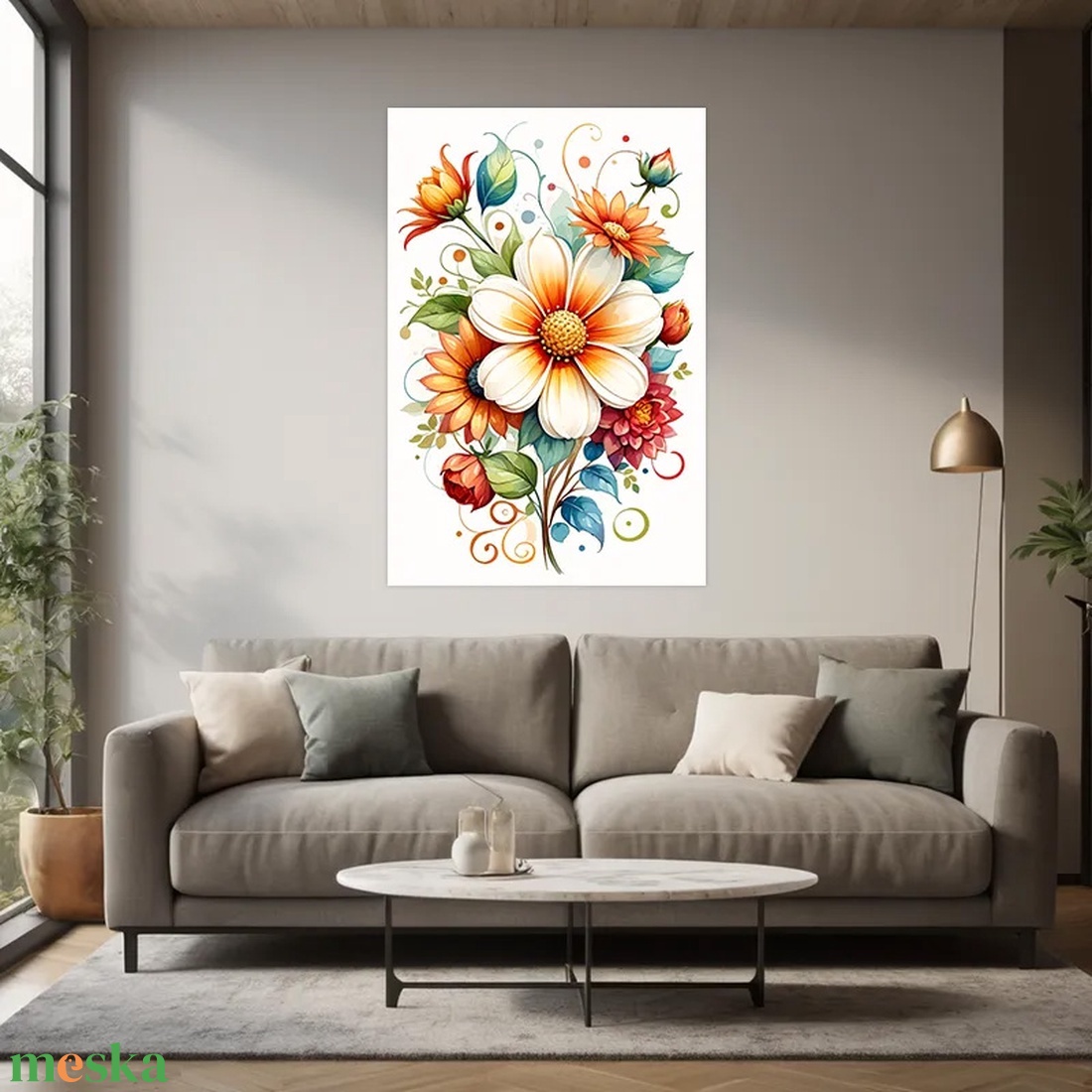 Színes absztrakt virágok 1 virágos falikép. Vászonkép 40x60 cm - otthon & életmód - dekoráció - kép & falikép - vászonkép - Meska.hu Színes absztrakt virágok 1 virágos falikép. Vászonkép 40x60 cm - otthon & életmód - dekoráció - kép & falikép - vászonkép - Meska.hu