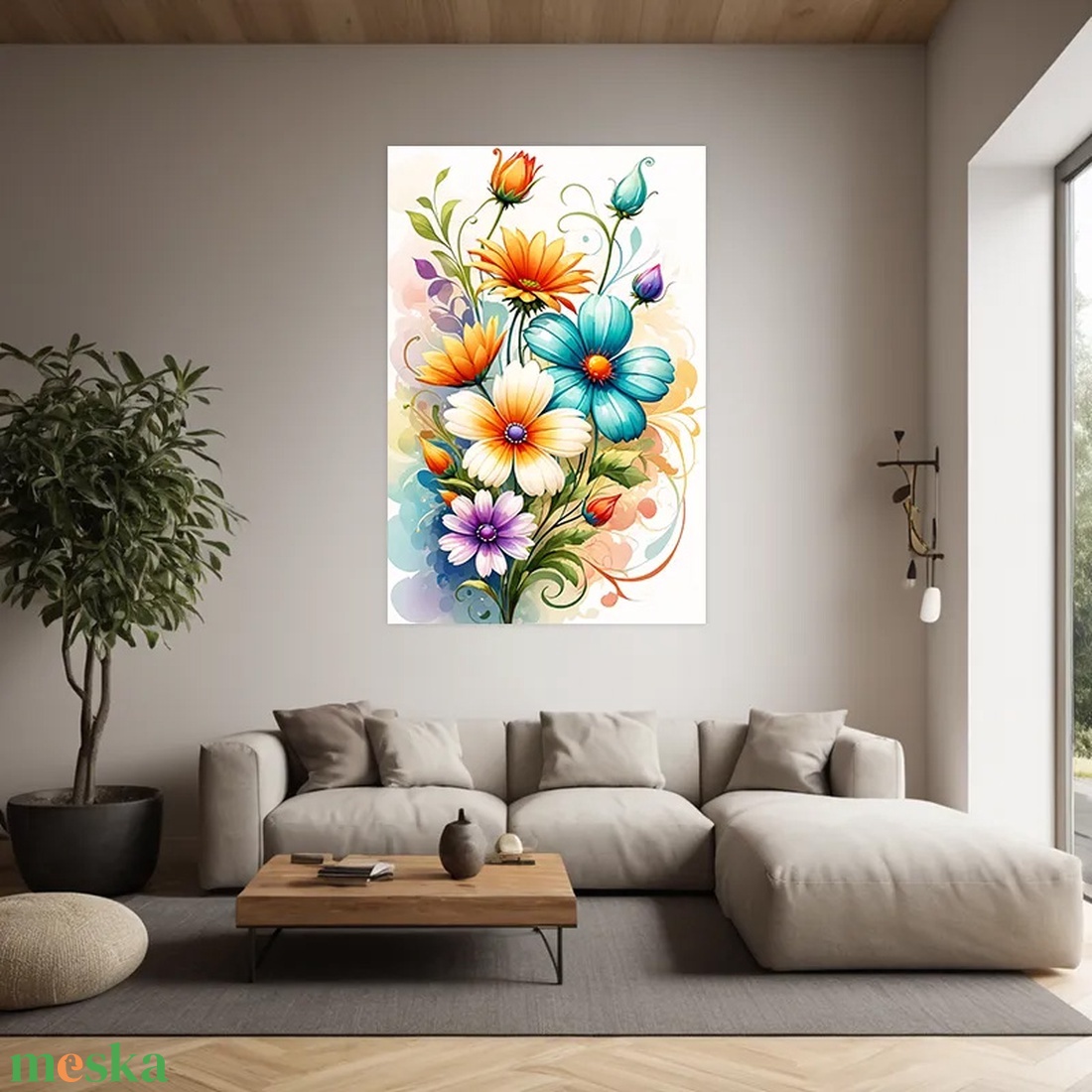 Színes absztrakt virágok 2 virágos falikép. Vászonkép 40x60 cm - otthon & életmód - dekoráció - kép & falikép - vászonkép - Meska.hu Színes absztrakt virágok 2 virágos falikép. Vászonkép 40x60 cm - otthon & életmód - dekoráció - kép & falikép - vászonkép - Meska.hu
