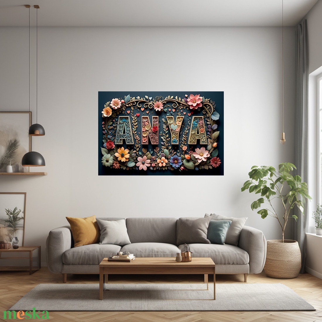 ANYA felirat virágokkal 13 vászonkép 60x40 cm - otthon & életmód - dekoráció - kép & falikép - vászonkép - Meska.hu ANYA felirat virágokkal 13 vászonkép 60x40 cm - otthon & életmód - dekoráció - kép & falikép - vászonkép - Meska.hu