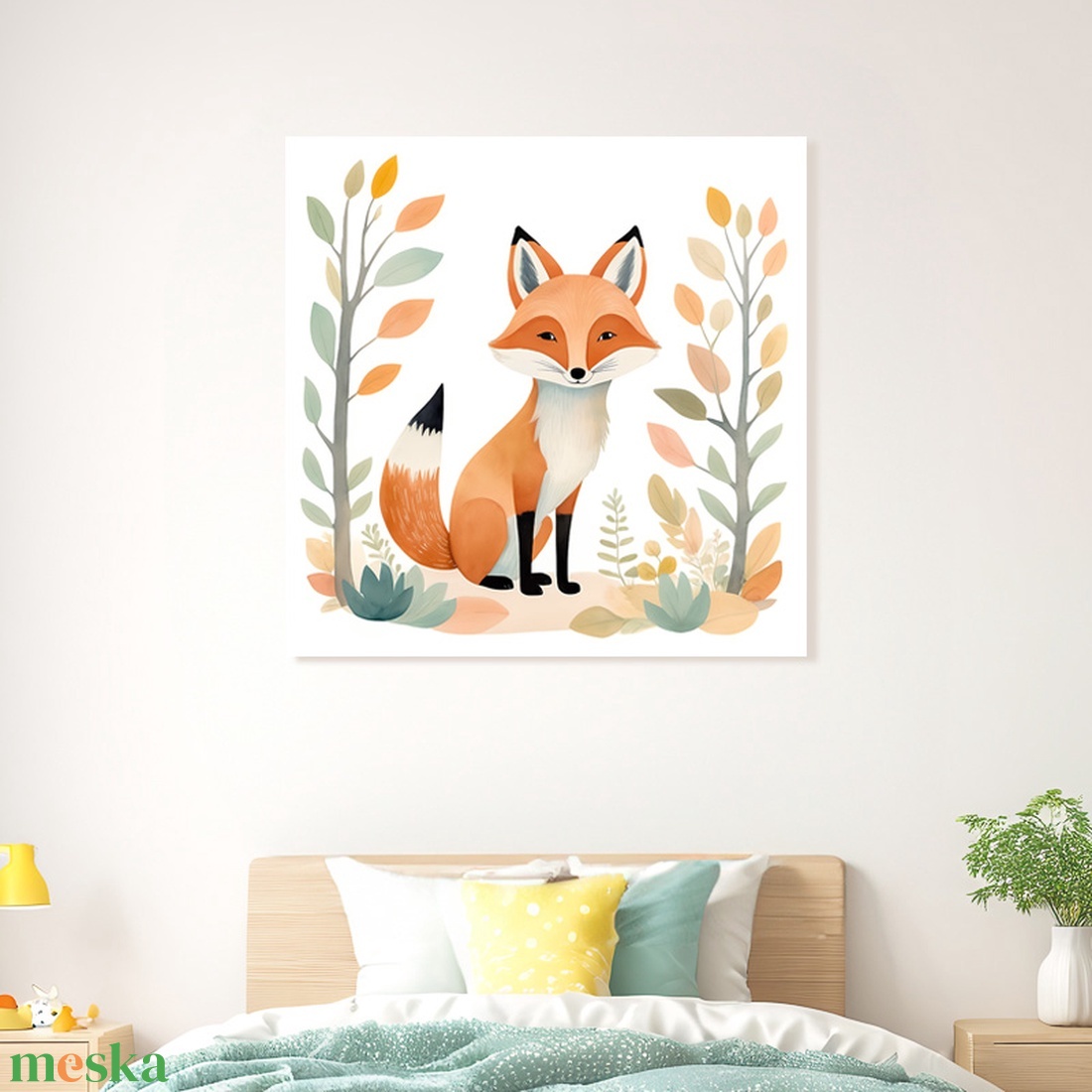 Aranyos róka illusztráció babaszoba dekoráció gyerekszoba falikép - vászonkép 40x40 cm - otthon & életmód - babaszoba, gyerekszoba - babaszoba kép - Meska.hu Aranyos róka illusztráció babaszoba dekoráció gyerekszoba falikép - vászonkép 40x40 cm - otthon & életmód - babaszoba, gyerekszoba - babaszoba kép - Meska.hu