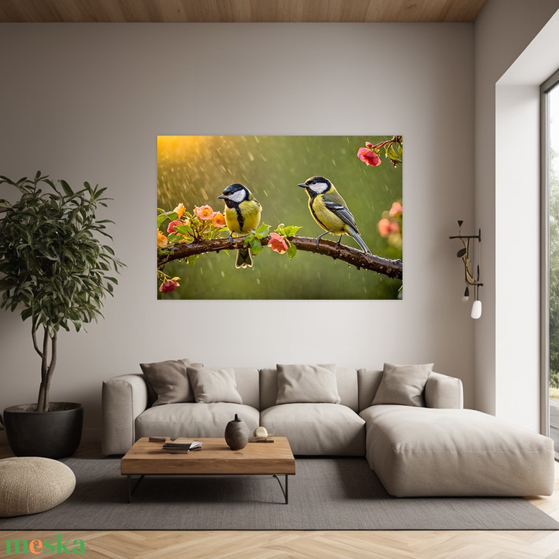Két széncinege az esőben falikép vászonkép 60x40 cm - otthon & életmód - dekoráció - kép & falikép - vászonkép - Meska.hu Két széncinege az esőben falikép vászonkép 60x40 cm - otthon & életmód - dekoráció - kép & falikép - vászonkép - Meska.hu