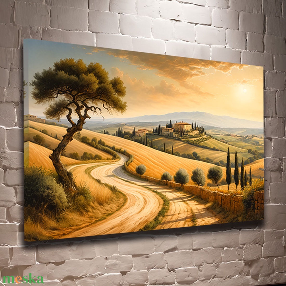 Valahol Toscanában tájkép falikép - Vászonkép 60x40 cm - otthon & életmód - dekoráció - kép & falikép - vászonkép - Meska.hu Valahol Toscanában tájkép falikép - Vászonkép 60x40 cm - otthon & életmód - dekoráció - kép & falikép - vászonkép - Meska.hu