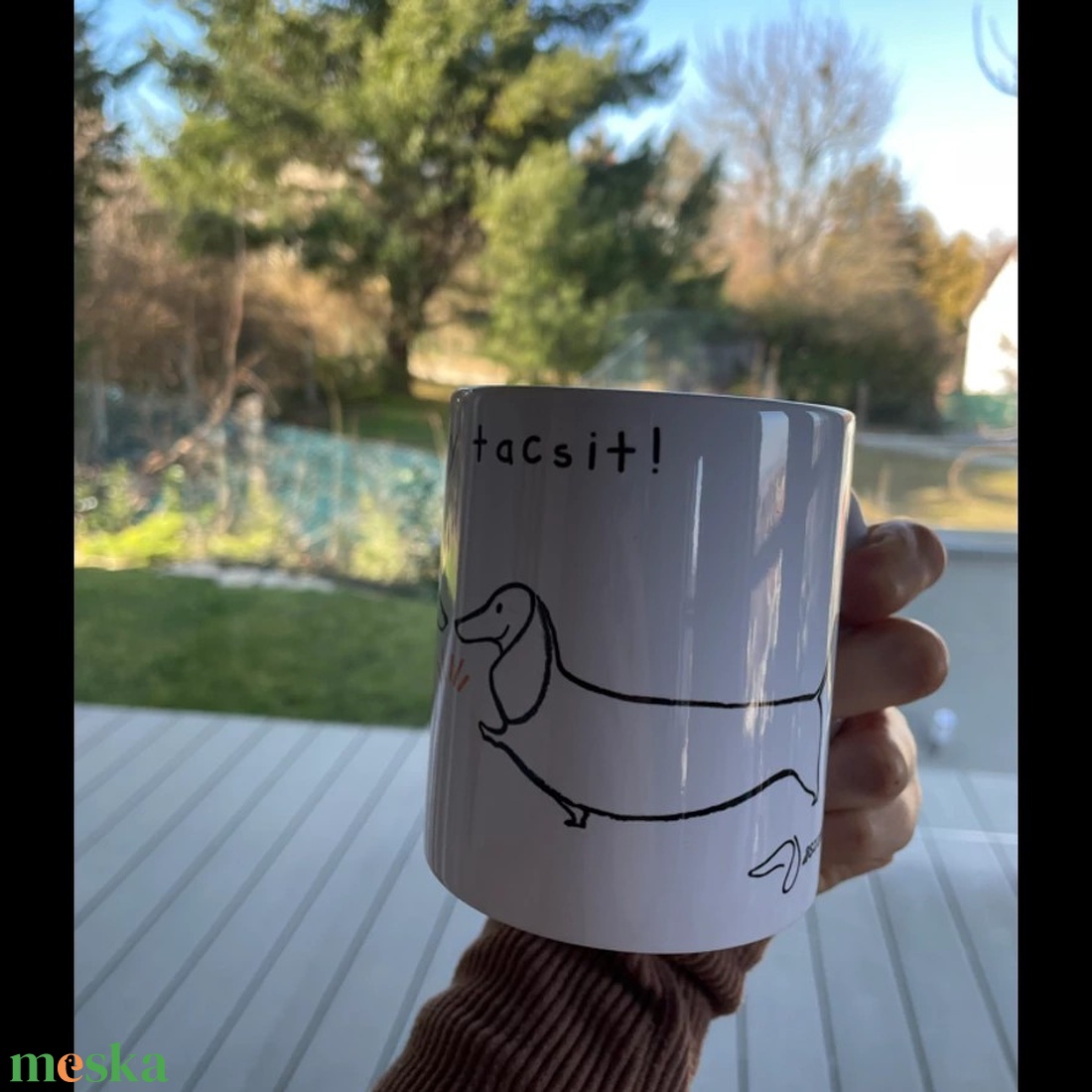 Tacsi bögre - Adj egy tacsit! - otthon & életmód - konyhafelszerelés, tálalás - tálalás - bögre & csésze - Meska.hu