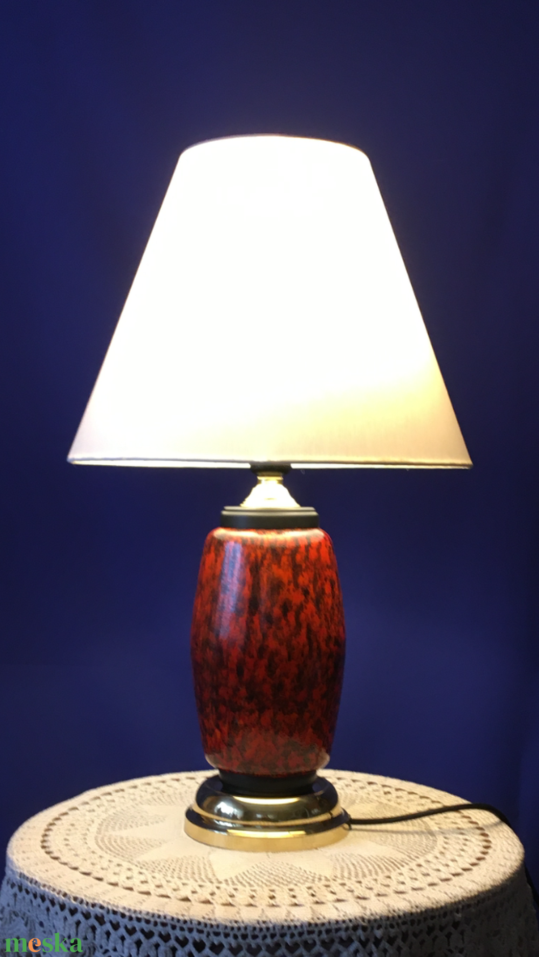 hangulatos dekoratív asztali lámpa - otthon & életmód - lámpa - asztali lámpa - Meska.hu