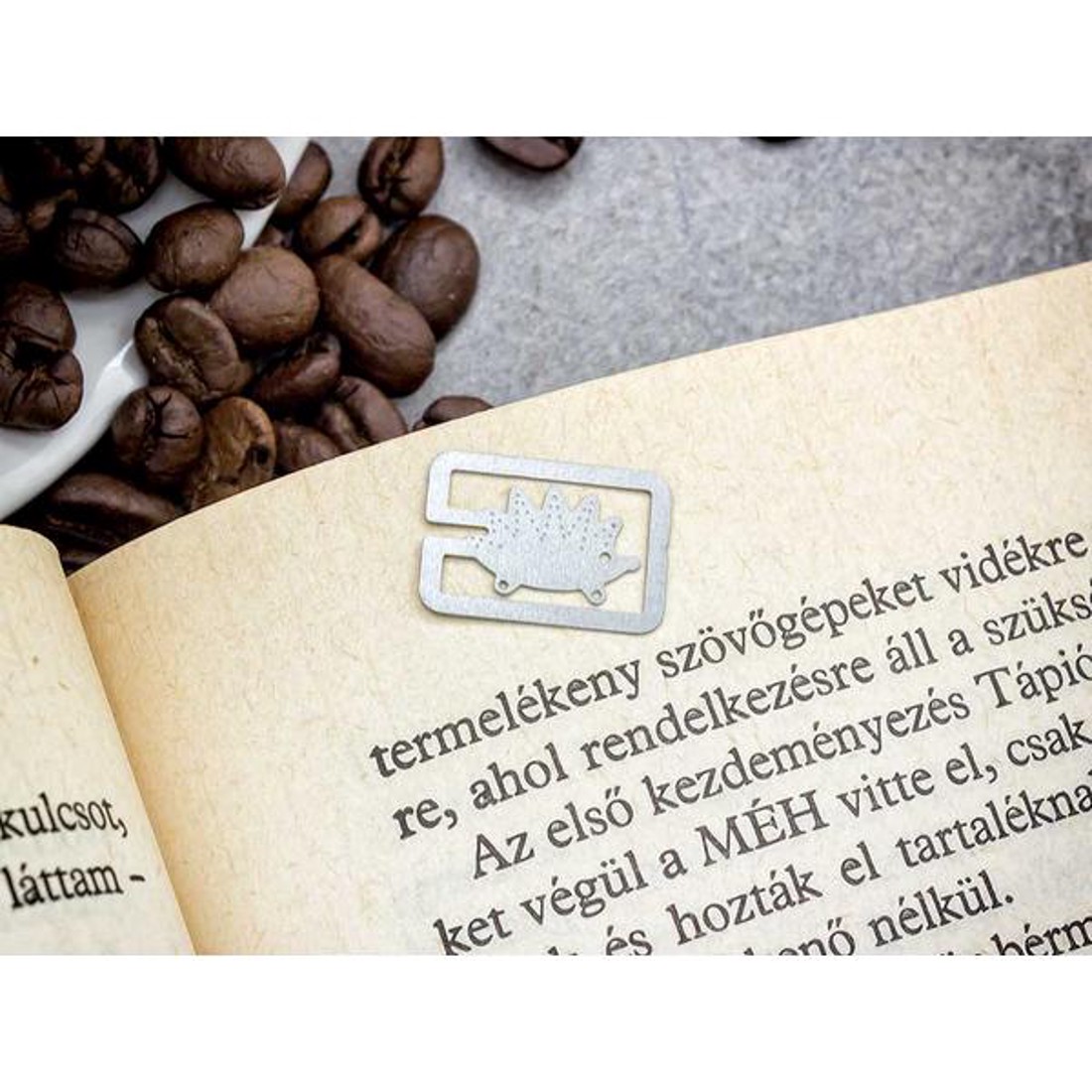 Süni oldaljelölő acél könyvjelző - könyv & zene - könyvjelző - Meska.hu