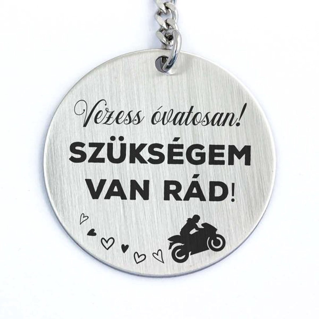 Vezess óvatosan acél medálos kulcstartó - táska & tok - kulcstartó & táskadísz - kulcstartó - Meska.hu Vezess óvatosan acél medálos kulcstartó - táska & tok - kulcstartó & táskadísz - kulcstartó - Meska.hu