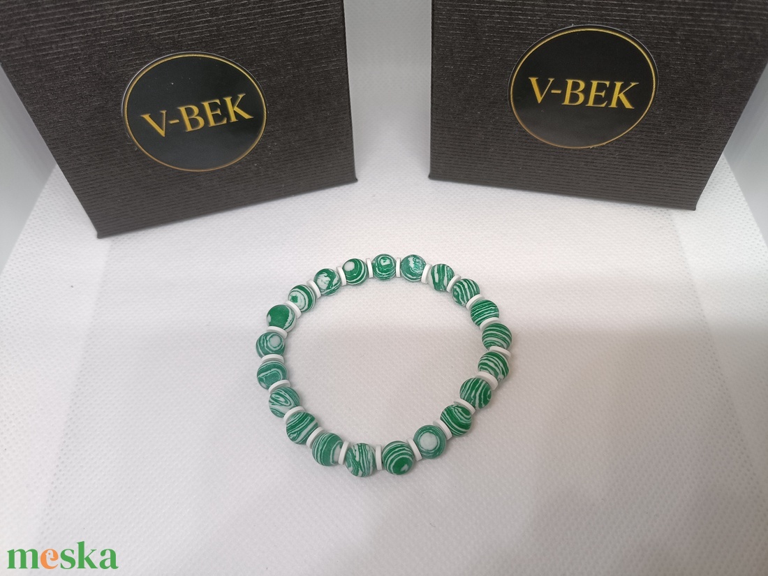 Emerald Spirit White  - ékszer - nyaklánc - bogyós nyaklánc - Meska.hu