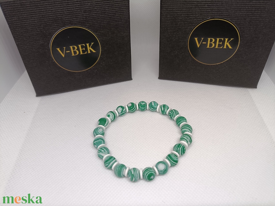 Emerald Spirit White  - ékszer - nyaklánc - bogyós nyaklánc - Meska.hu
