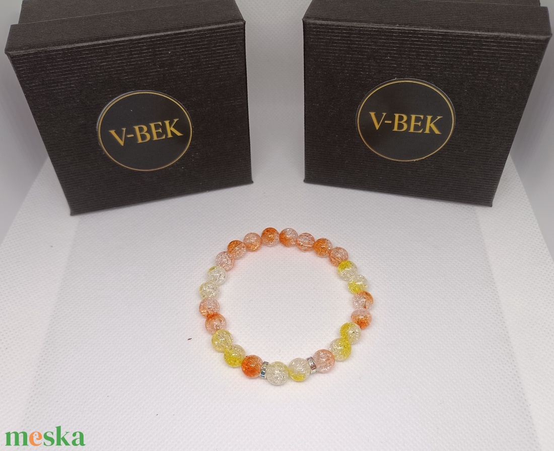 Naplemente Kacaj - ékszer - karkötő - gyöngyös karkötő - Meska.hu