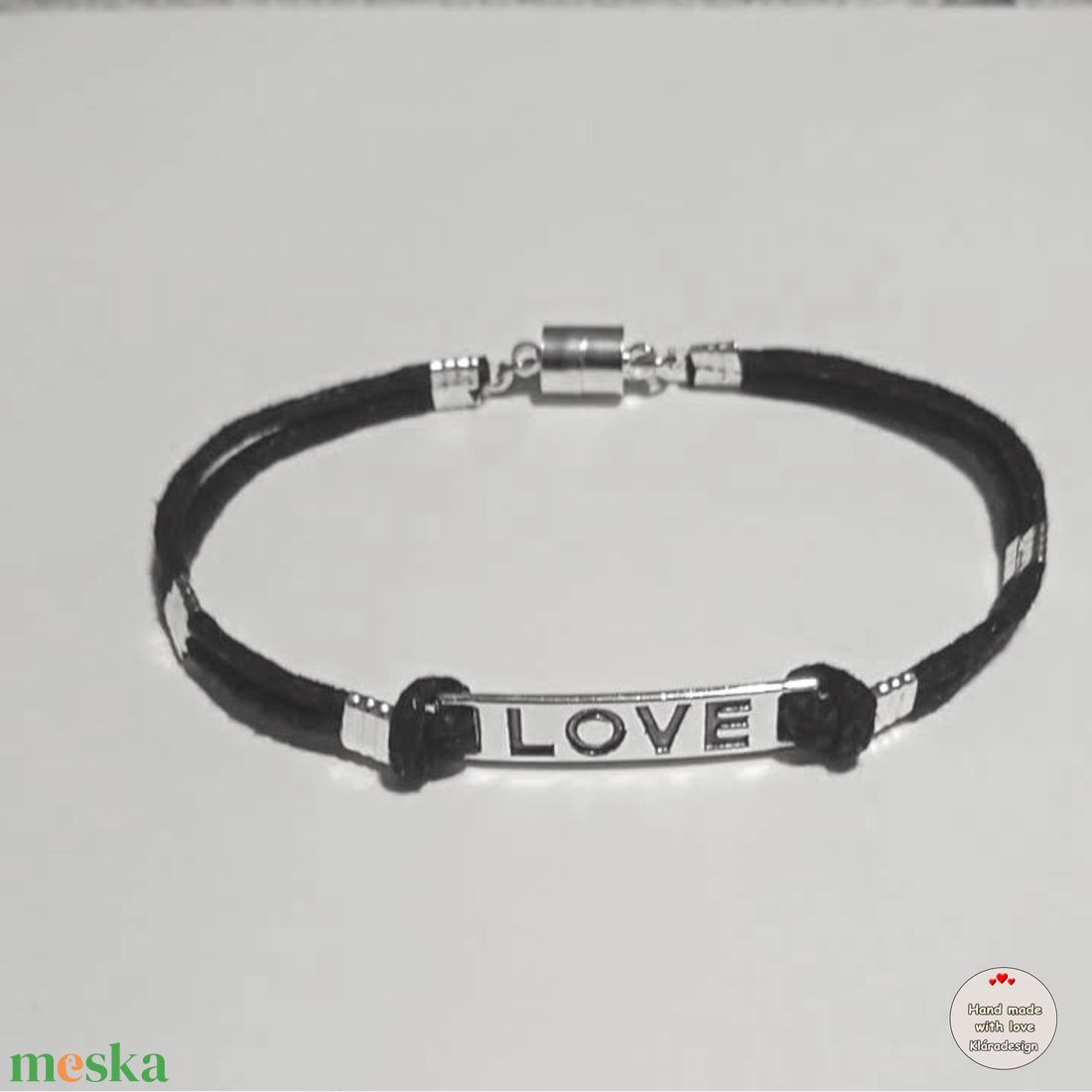 LOVE feliratos karkötő mágneszárral - ékszer - karkötő - karkötő medállal - Meska.hu LOVE feliratos karkötő mágneszárral - ékszer - karkötő - karkötő medállal - Meska.hu