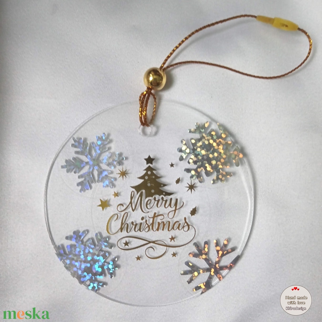 Karácsonyfa függő dísz - karácsony - karácsonyi lakásdekoráció - karácsonyfadíszek - Meska.hu