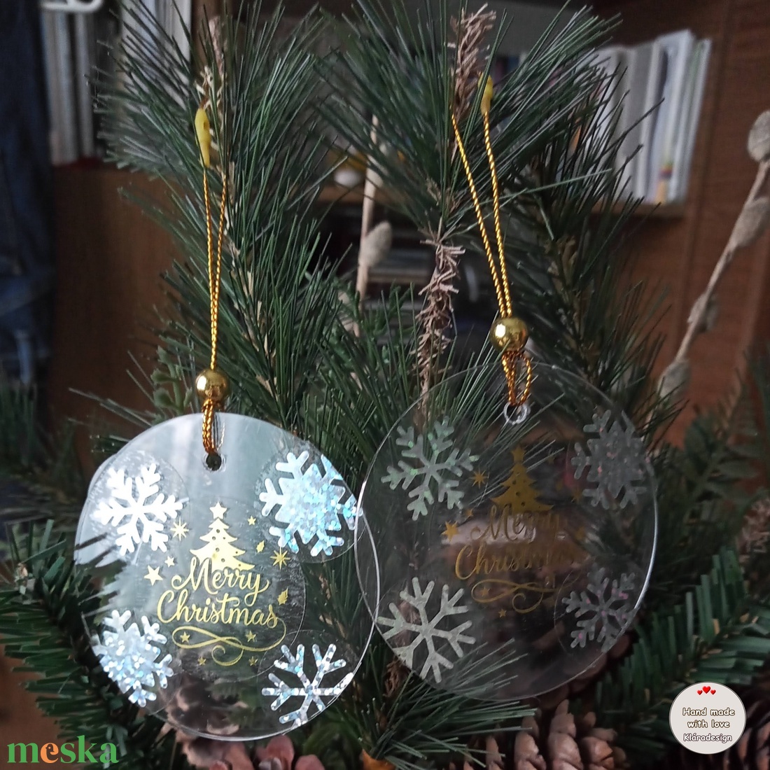 Karácsonyfa függő dísz - karácsony - karácsonyi lakásdekoráció - karácsonyfadíszek - Meska.hu