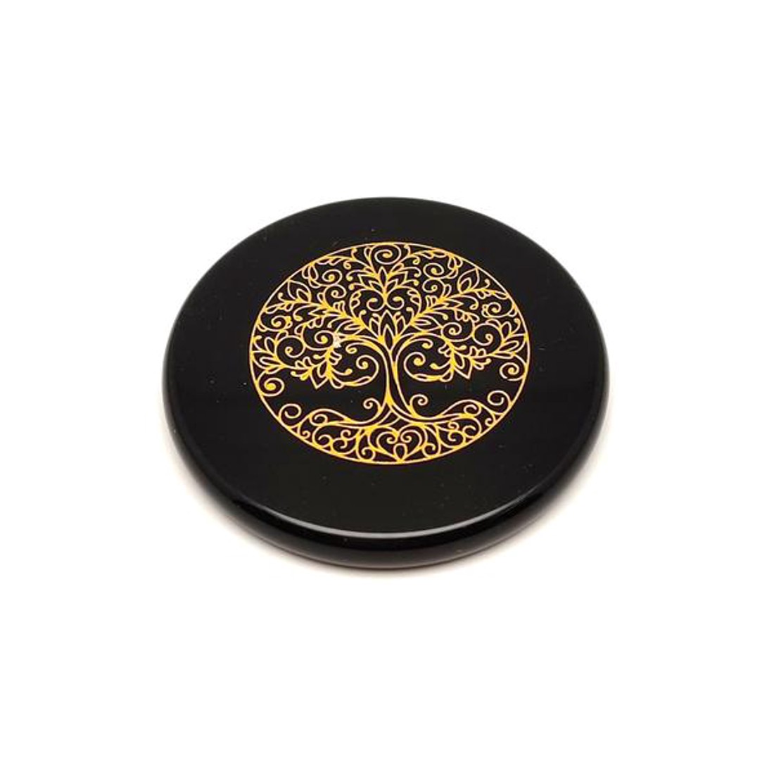 Obszidián korong életfa arany 5cm - kellékek & szerszámok - ásvány alapanyag - Meska.hu Obszidián korong életfa arany 5cm - kellékek & szerszámok - ásvány alapanyag - Meska.hu