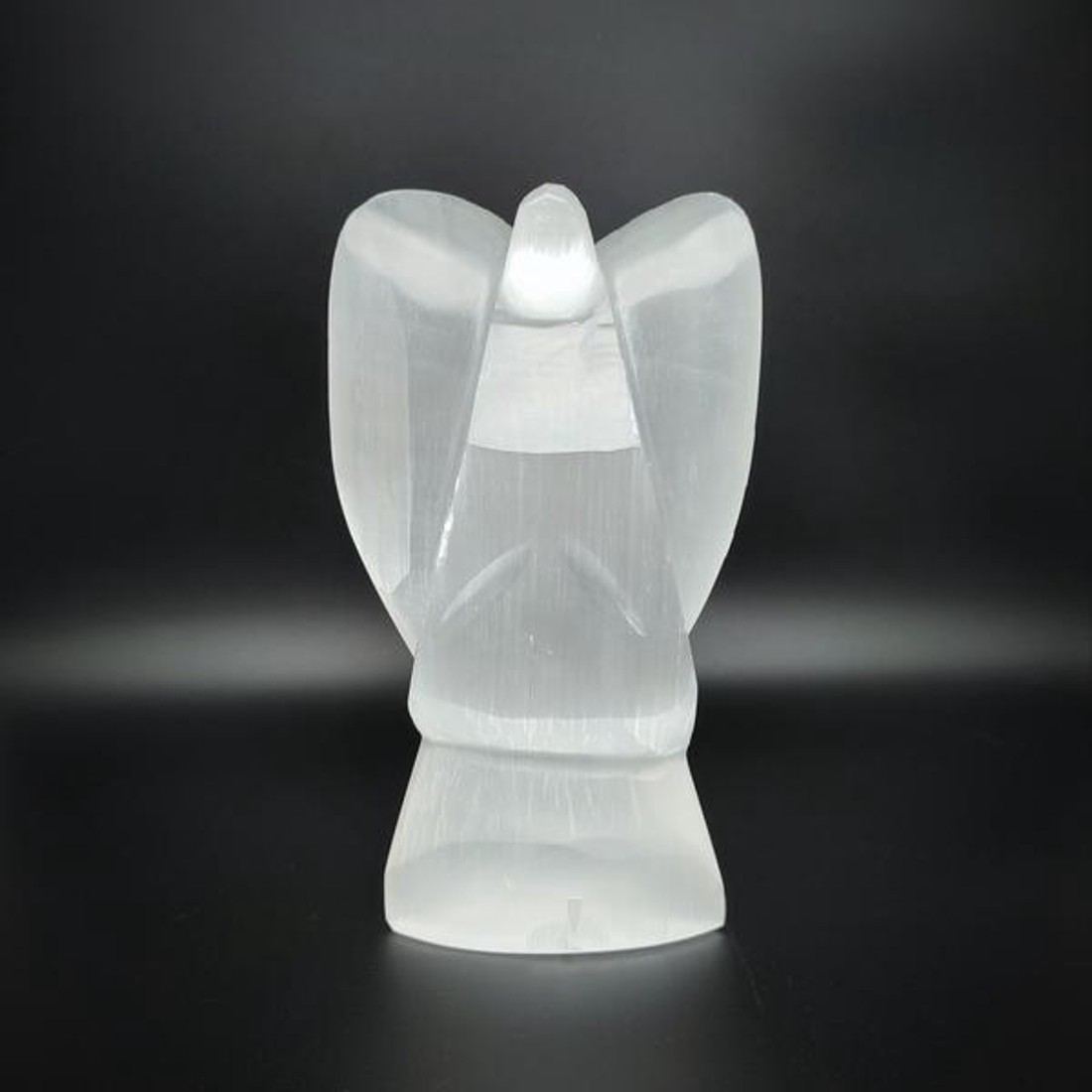 Szelenit angyal 15cm - kellékek & szerszámok - ásvány alapanyag - szelenit korong - Meska.hu