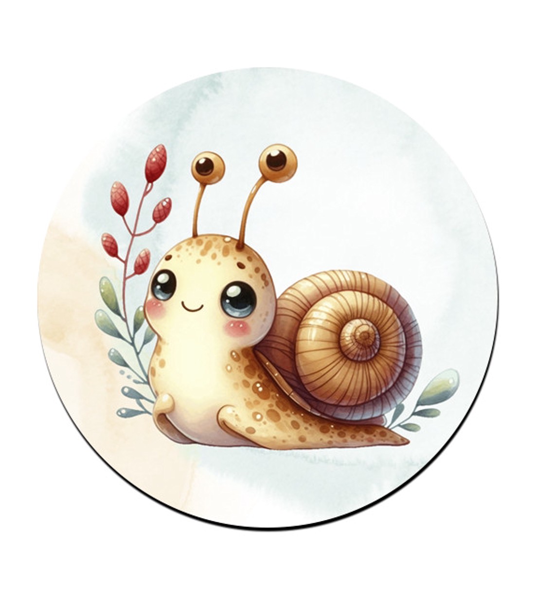 Tündéri kis csiga mintás bögre alátét -  - Meska.hu
