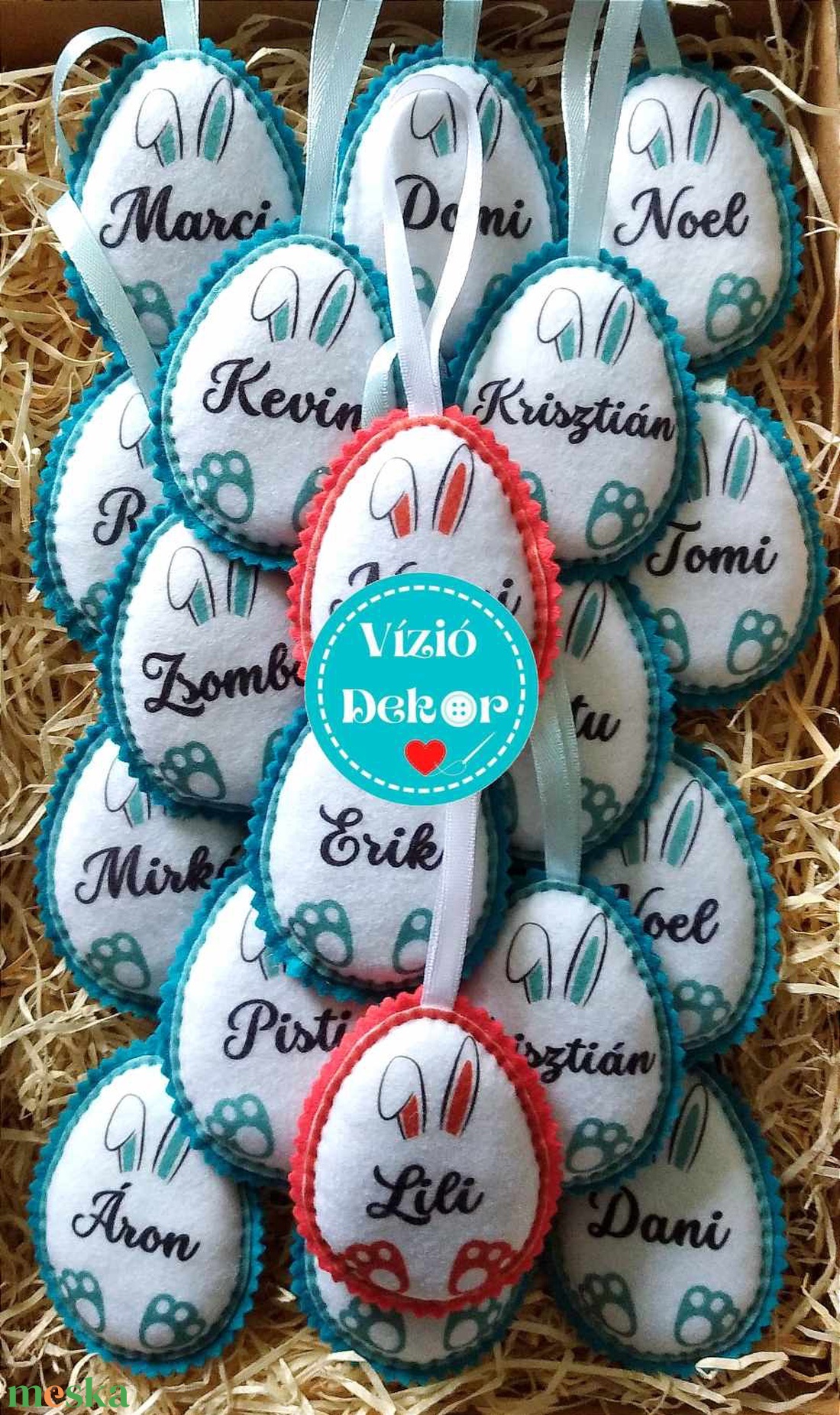 Egyedi, neves filc tojások - otthon & életmód - dekoráció - dísztárgy - Meska.hu Egyedi, neves filc tojások - otthon & életmód - dekoráció - dísztárgy - Meska.hu