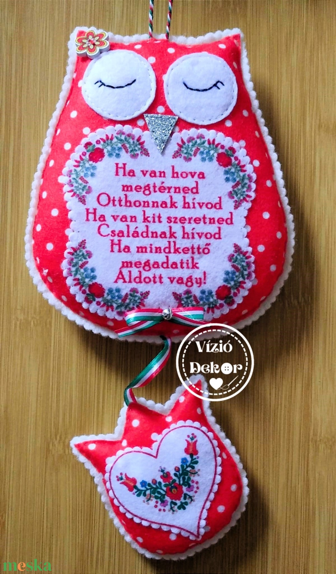 Filc bagoly házi áldás - otthon & életmód - dekoráció - fali és függő dekoráció - függődísz - Meska.hu Filc bagoly házi áldás - otthon & életmód - dekoráció - fali és függő dekoráció - függődísz - Meska.hu