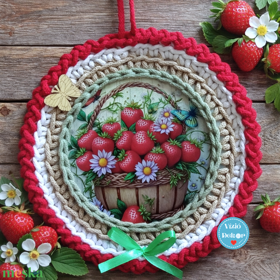 Epres tábladísz  tavaszi - nyári - otthon & életmód - dekoráció - ajtó- és ablak dekoráció - ajtódísz & kopogtató - Meska.hu