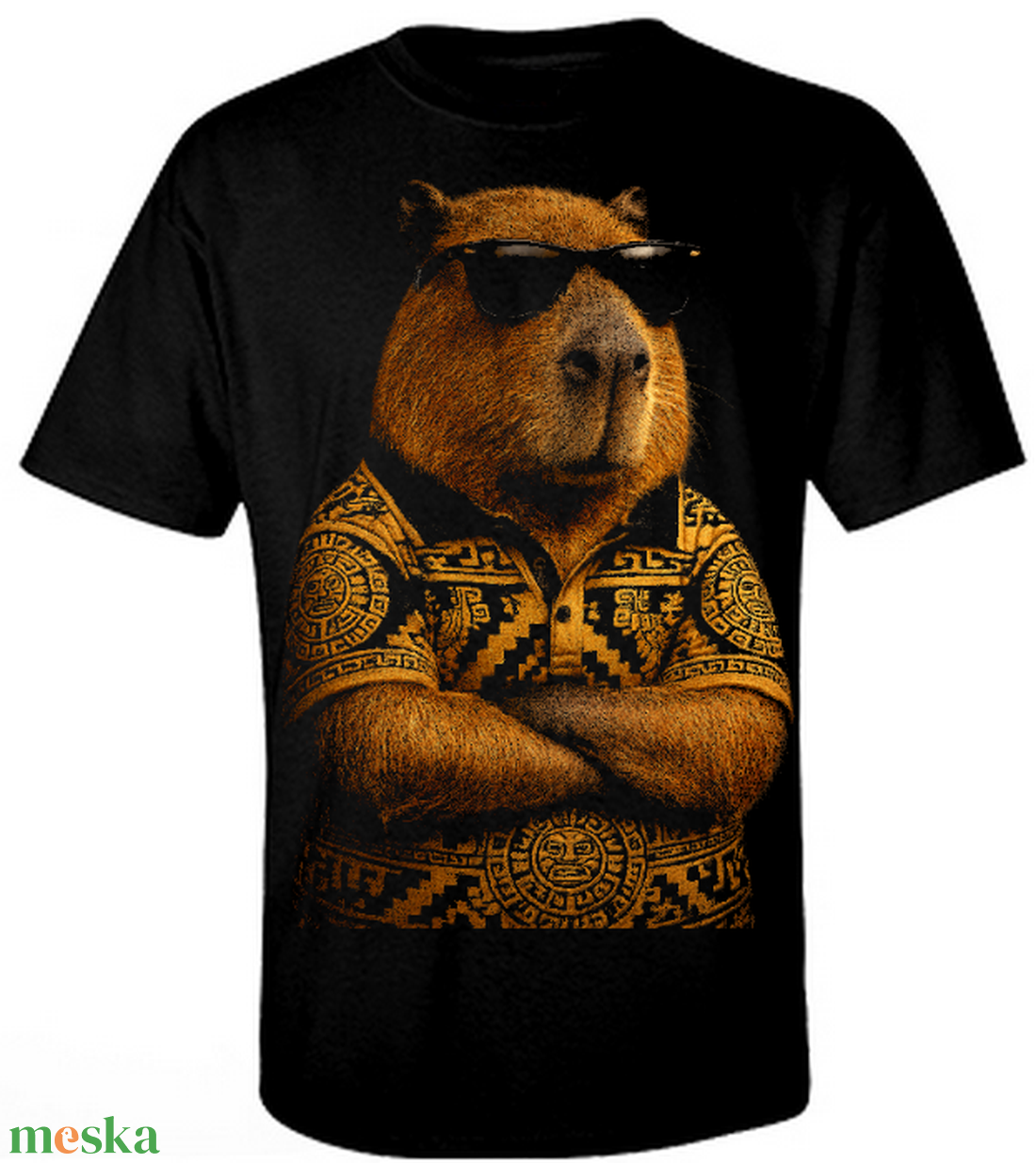 Capybara póló - ruha & divat - férfi ruha - póló - Meska.hu