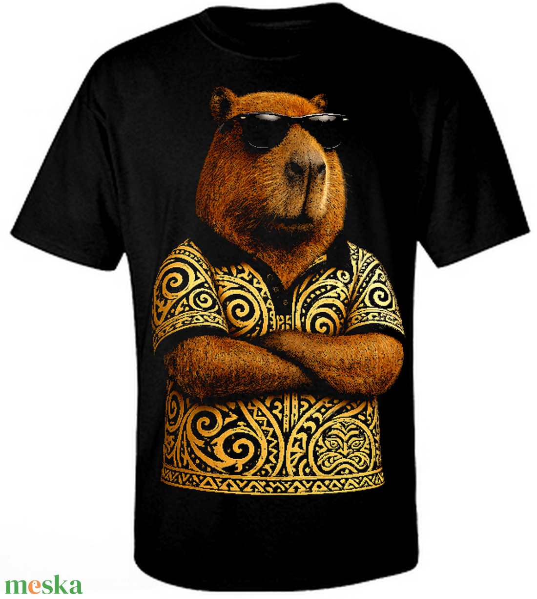 Capybara 2. póló - ruha & divat - férfi ruha - póló - Meska.hu