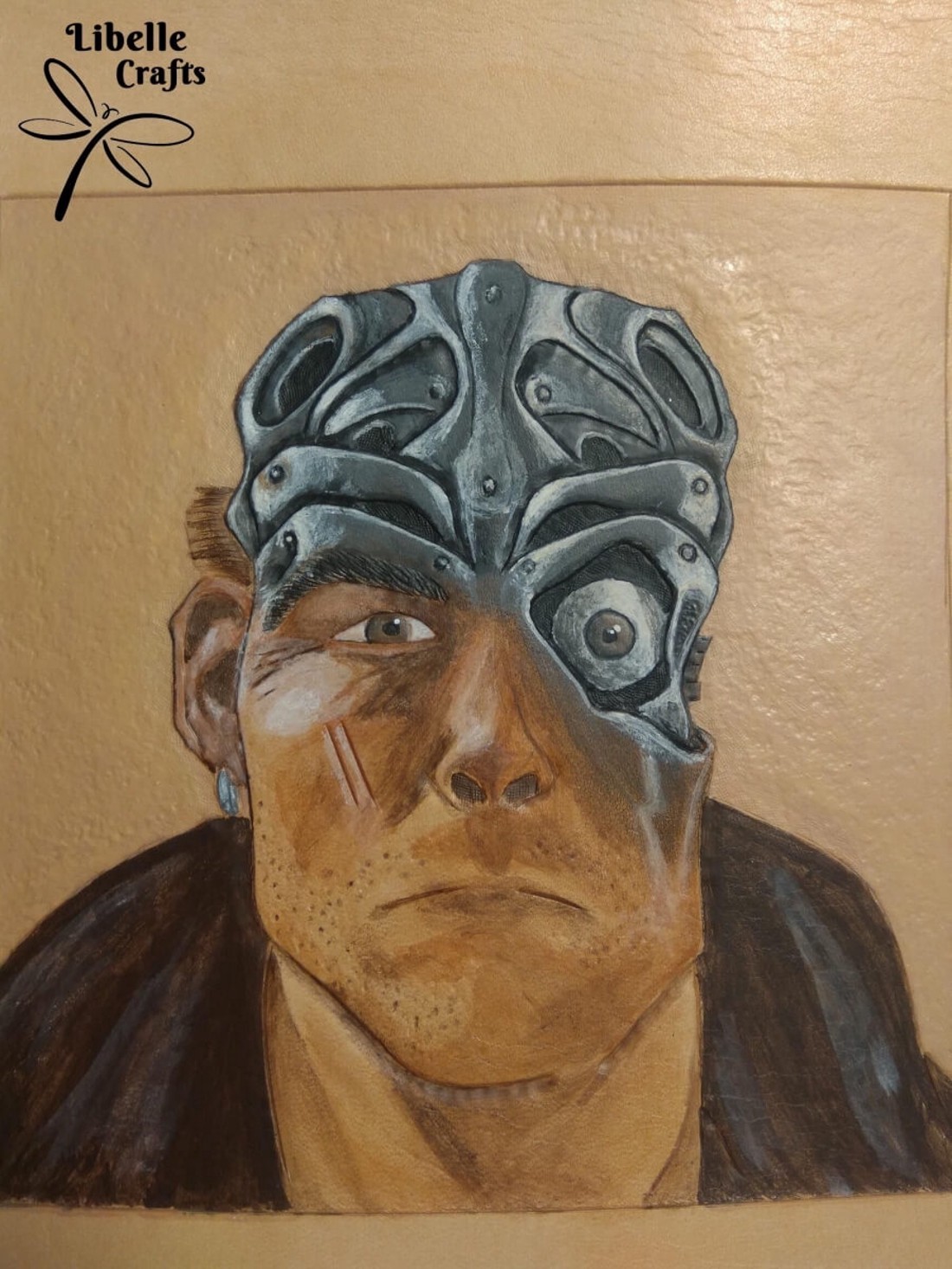 Cyborg kockadobó tálca - játék & sport - táblajáték és kártyajáték - társasjátékok - dobókocka - Meska.hu