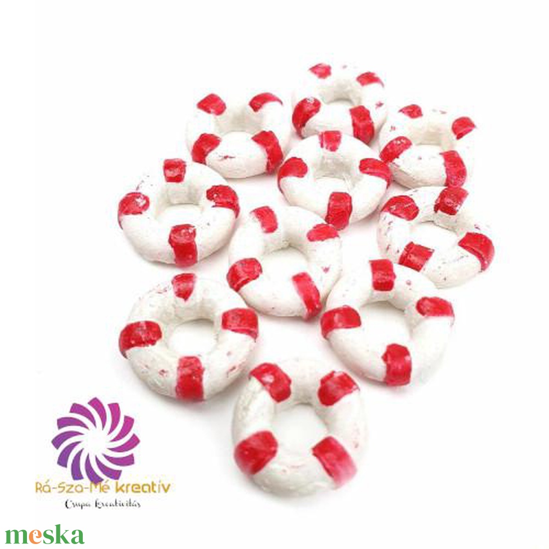 Mini mentőöv 10 db-os - piros - kellékek & szerszámok - dekorációs kellékek - figurák - Meska.hu Mini mentőöv 10 db-os - piros - kellékek & szerszámok - dekorációs kellékek - figurák - Meska.hu