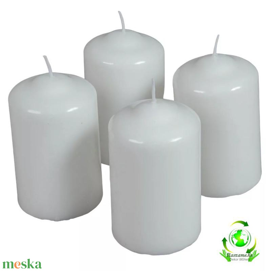 Mártott henger gyertya 60x100 mm - fehér - kellékek & szerszámok - dekorációs kellékek - dekorációs gyertya - Meska.hu Mártott henger gyertya 60x100 mm - fehér - kellékek & szerszámok - dekorációs kellékek - dekorációs gyertya - Meska.hu