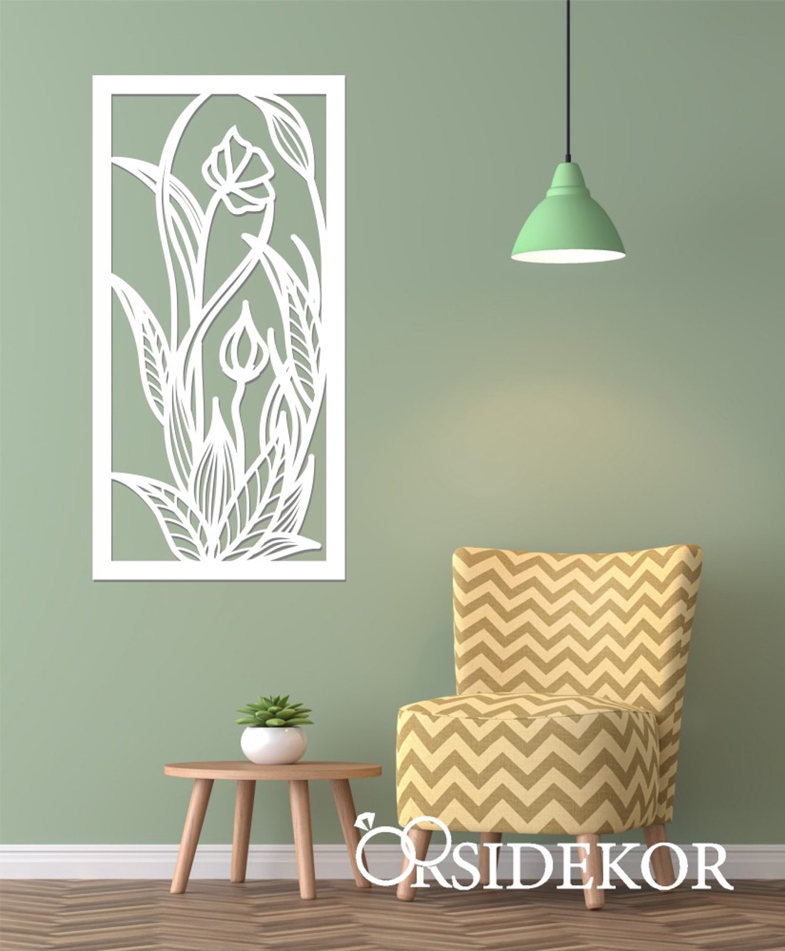 Vonalas virágok falikép fából - otthon & életmód - dekoráció - kép & falikép - Meska.hu