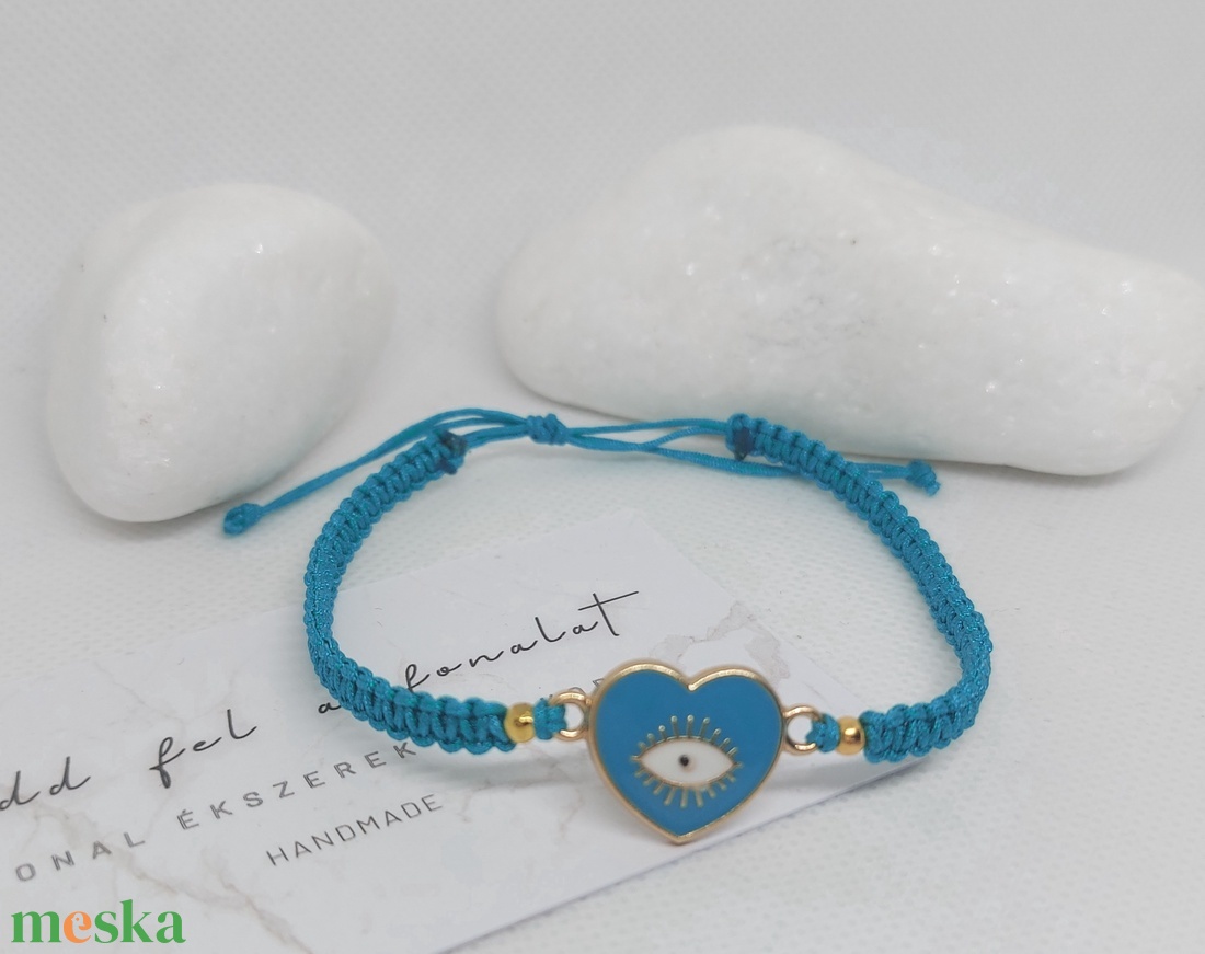 Kabbalah védelem szem fonalkarkötő - ékszer - karkötő - fonott karkötő - Meska.hu Kabbalah védelem szem fonalkarkötő - ékszer - karkötő - fonott karkötő - Meska.hu