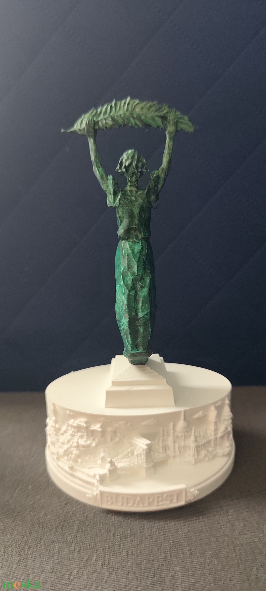  18cm magas Szabadságszobor 3d talapzaton  - otthon & életmód - dekoráció - asztal és polc dekoráció - könyvszobor - Meska.hu