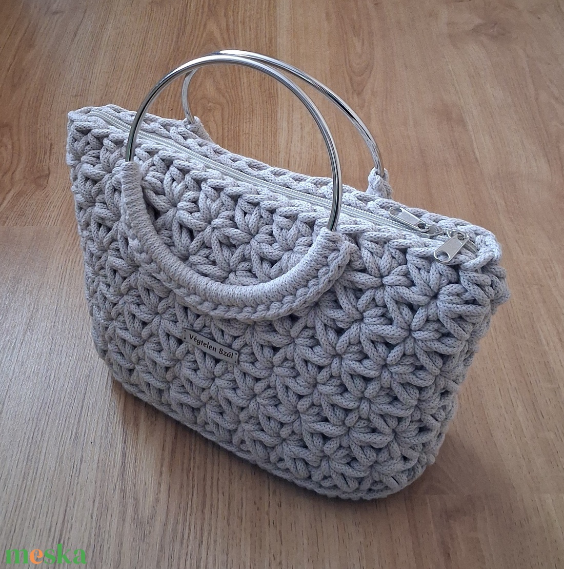 Jázmin mintás horgolt táska - táska & tok - kézitáska & válltáska - kézitáska - Meska.hu