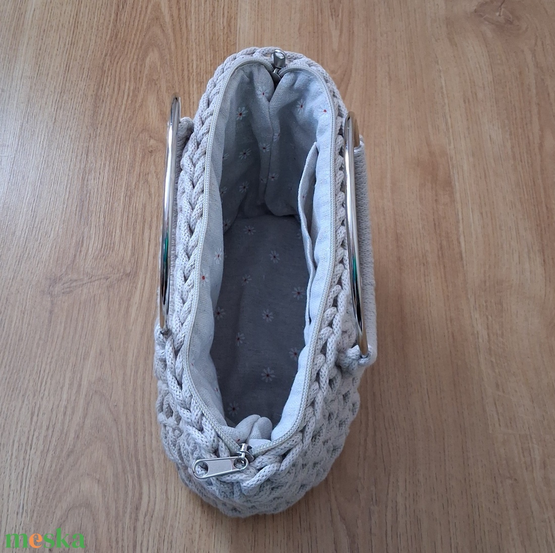 Jázmin mintás horgolt táska - táska & tok - kézitáska & válltáska - kézitáska - Meska.hu