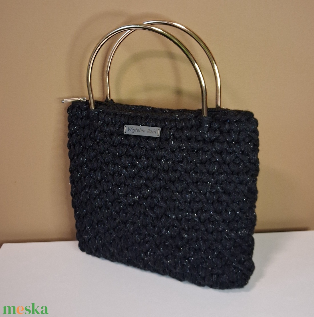 Alkalmi horgolt táska - táska & tok - kézitáska & válltáska - vállon átvethető táska - Meska.hu