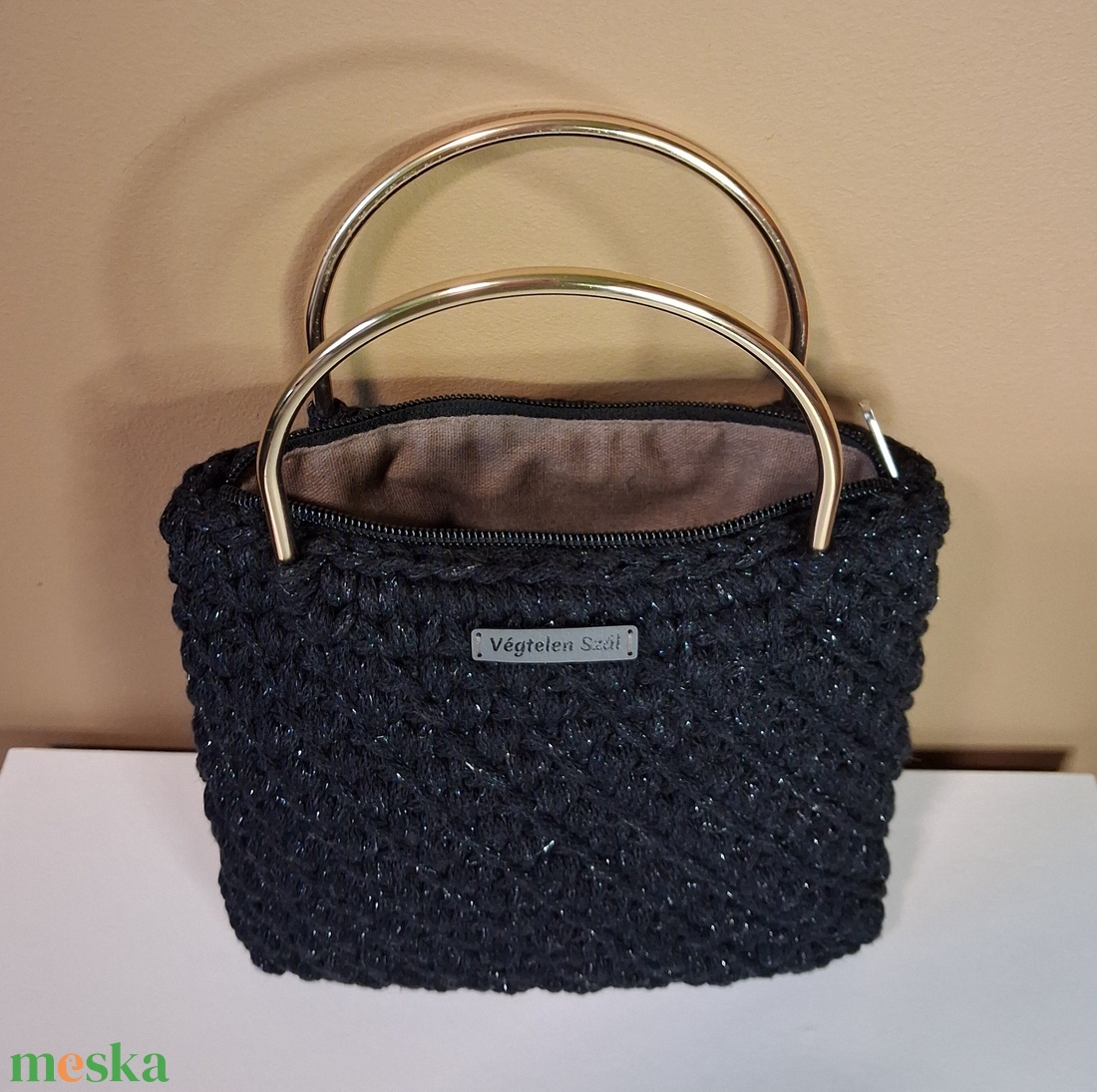 Alkalmi horgolt táska - táska & tok - kézitáska & válltáska - vállon átvethető táska - Meska.hu