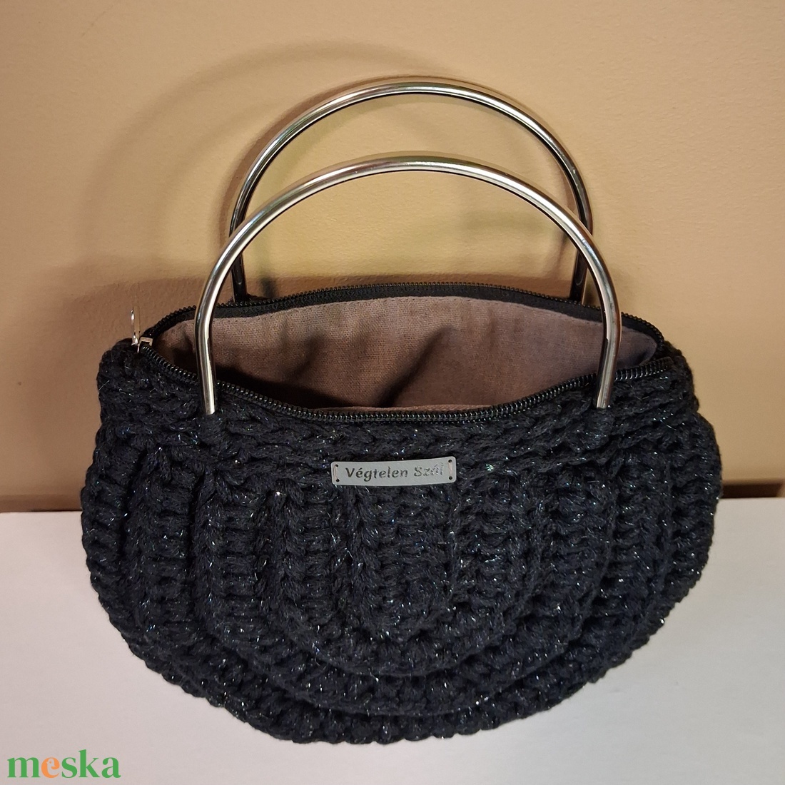 Alkalmi horgolt táska - táska & tok - kézitáska & válltáska - vállon átvethető táska - Meska.hu