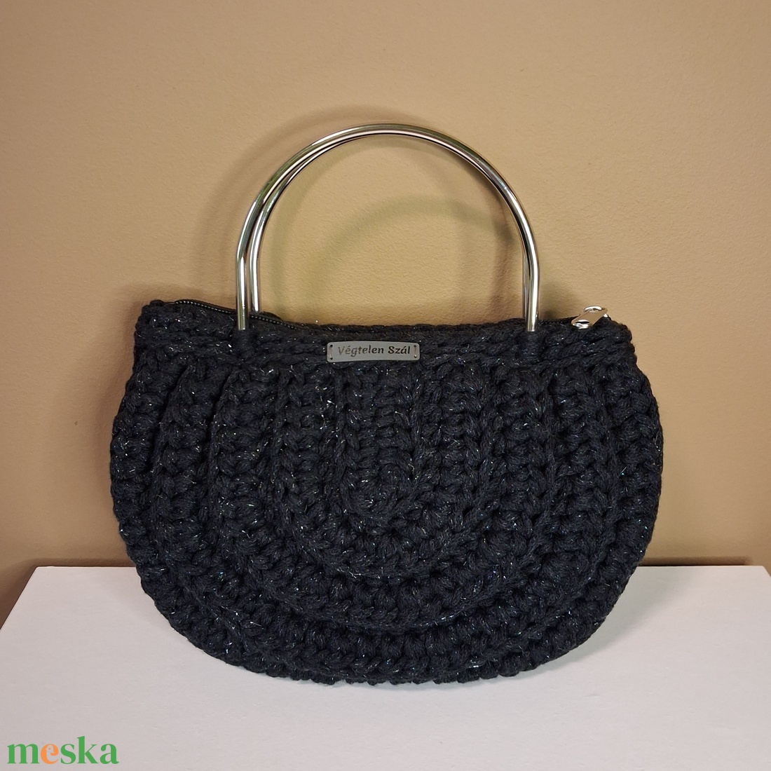 Alkalmi horgolt táska - táska & tok - kézitáska & válltáska - vállon átvethető táska - Meska.hu