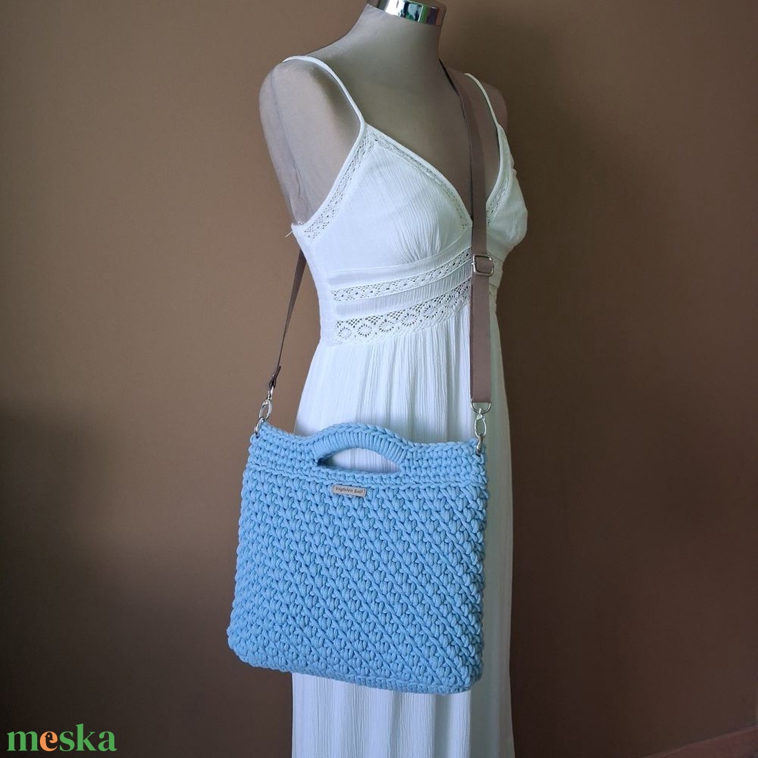 Horgolt táska - táska & tok - kézitáska & válltáska - válltáska - Meska.hu