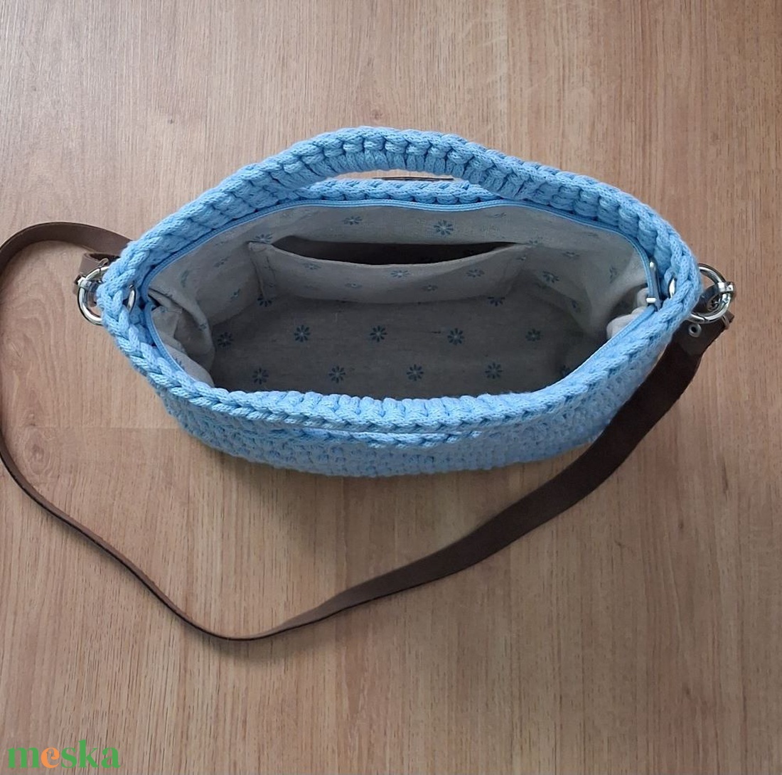 Horgolt táska - táska & tok - kézitáska & válltáska - válltáska - Meska.hu